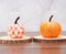 Pumpkin Decor Fake Foam Harvest Decorative Velvet Pumpkins Set of 1 (Fall Multi) 2.55"D x 2.55"W x 2.55"H